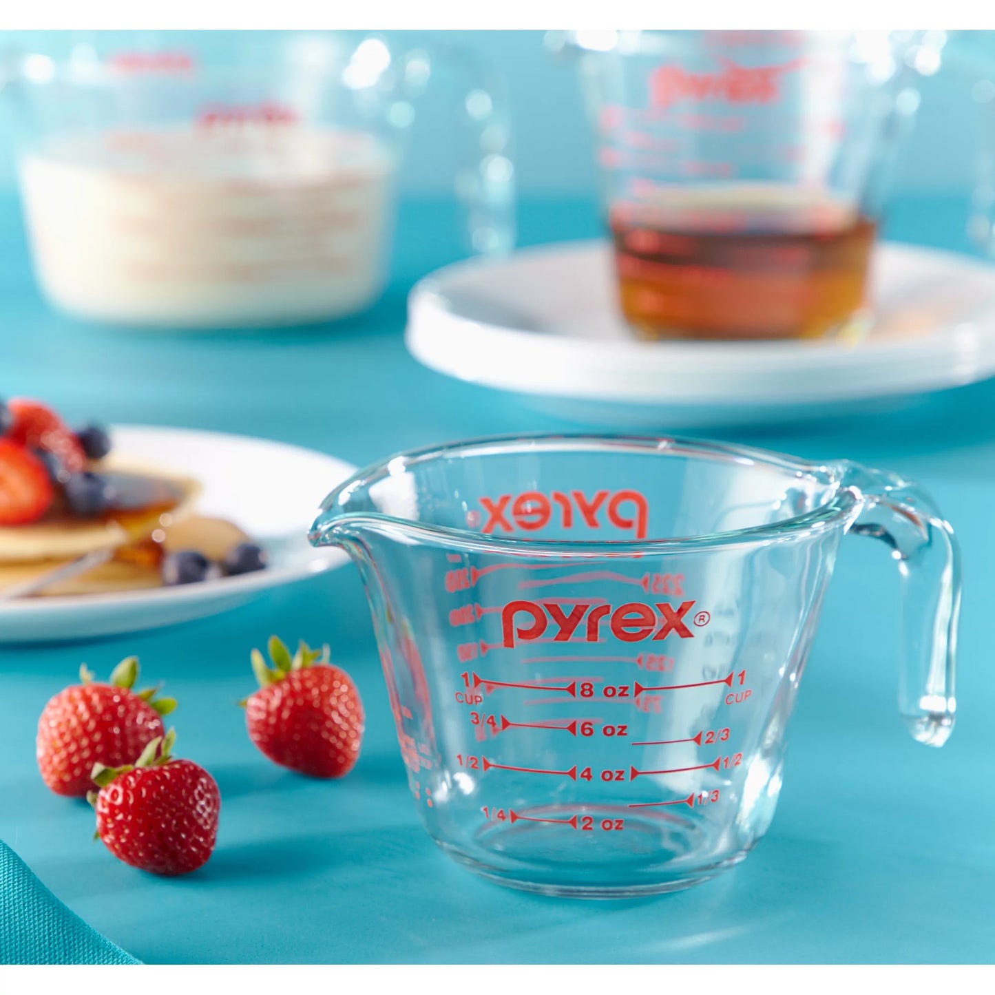 3-Piece Glass Measuring Cup Set