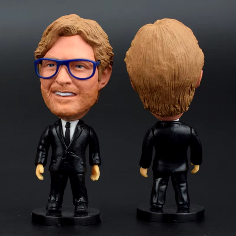 Haaland LAMPARD MOURINHO KLOPP GUARDIOLA 2.5" Figurine Doll Toy Figure