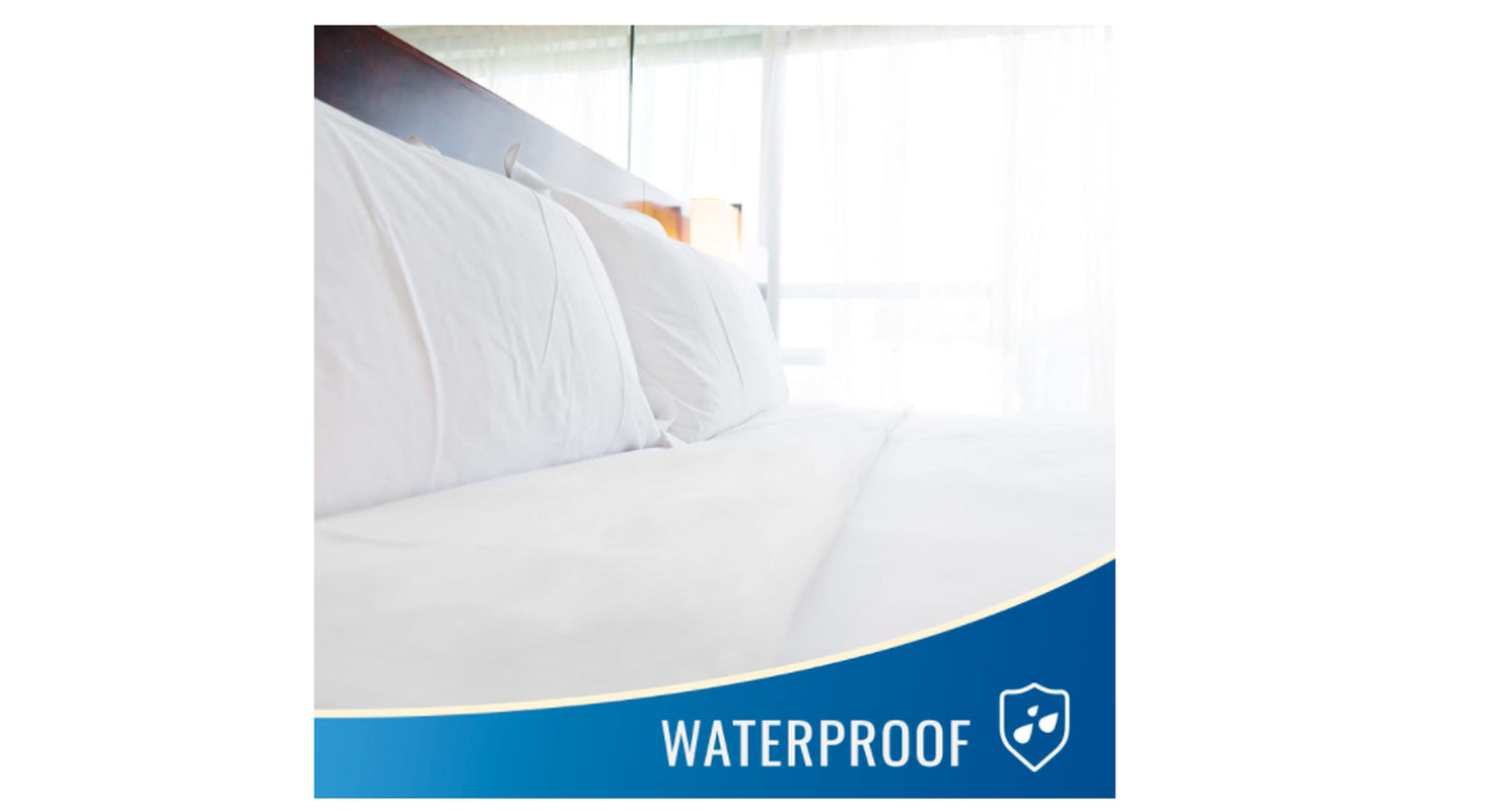 Mattress Protector Waterproof Cover Bed Bug Protect Zippered Noiseless Twin Size