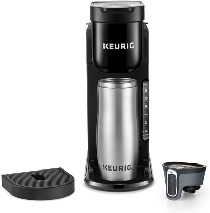 K-Express Single Serve K-Cup Pod Coffee Maker, 3 Brew Sizes, Strong Button Feature, 42Oz Removable Reservoir, Black