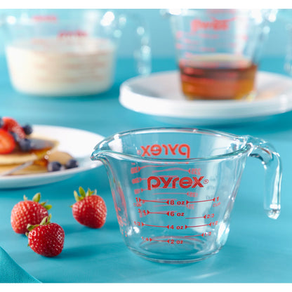3-Piece Glass Measuring Cup Set