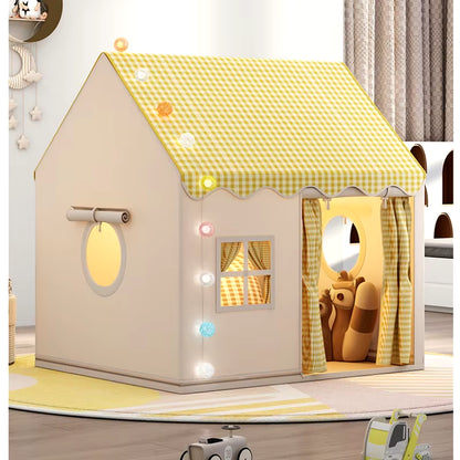 Child Small House Folding Playtent Kid Toy Tent Princess Girl Castle Play House Baby Tent Not Include Light Ball Chrismas Gift