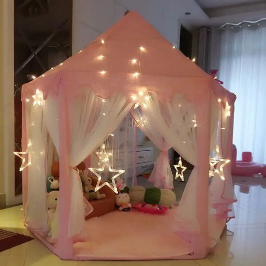 Indoor Tipi Children'S Toy Tents for Kids Game Castle Play House Wigwam Room Toys for 0-14 Years Baby