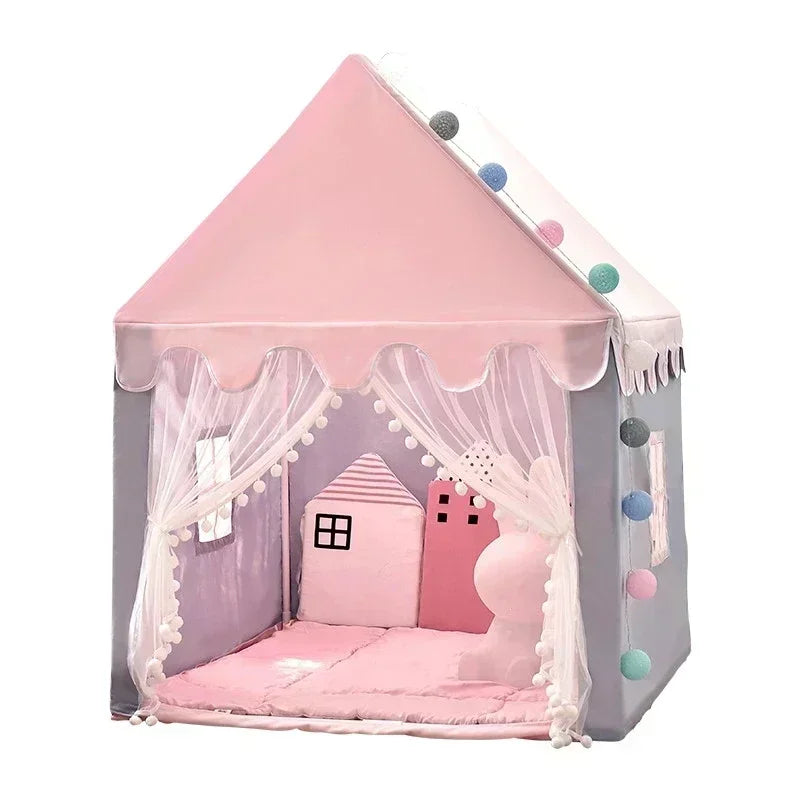 Large Capacity Children'S Tents Princess Castle Kids Outdoor Indoor Play House Children Gift Decoration Game Tent for Boys Girls