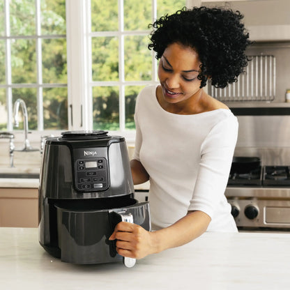 4-QT Air Fryer with Ceramic-Coated Nonstick Basket Crisper Plate