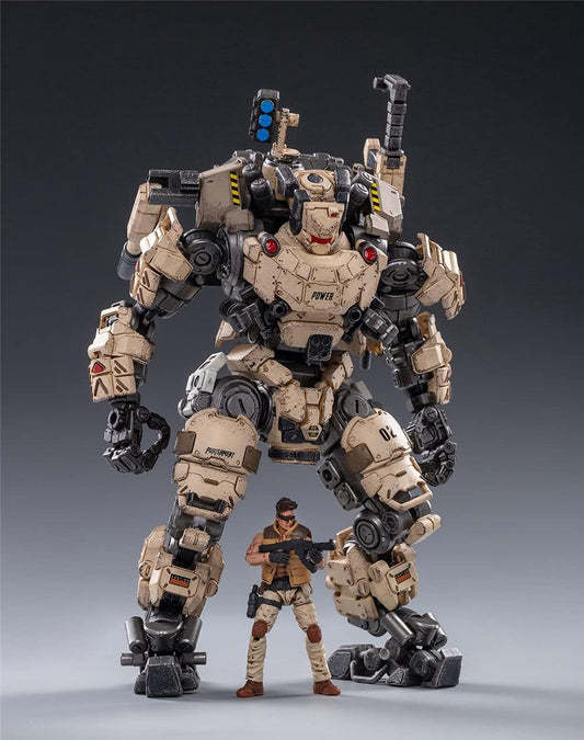 Joytoy 1/25 Science-Fiction Robot Mecha Action Figures Full Set-Dark Source Series-Steel Bone Assault Mecha-Desert Type JT0807