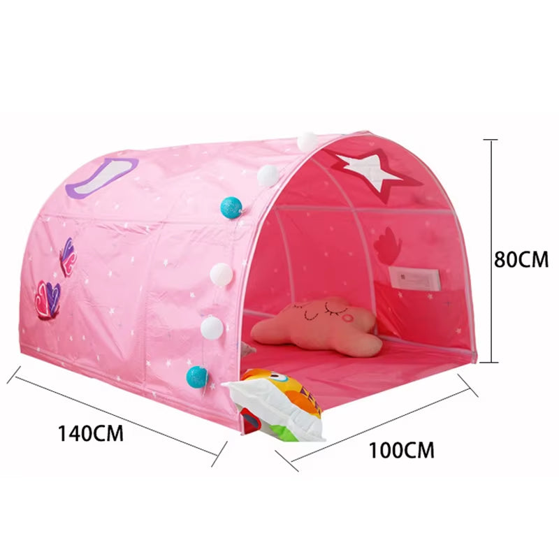 Children'S Play Tent Beach Castle Indoor Outdoor Toy Game House Princess Baby Folding Camping Portable Tipi House Dropshipping