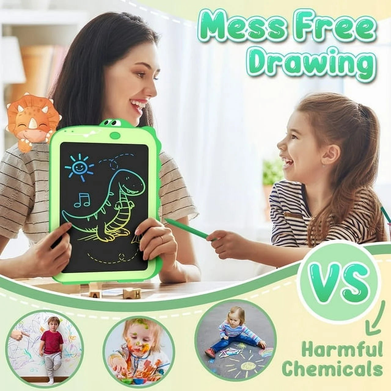 8.5-Inch LCD Writing Tablet for Kids,Colorful Drawing Pad Doodle Board,Etch a Sketch Drawing Tablet for Kids,Toddler Toys Gifts for Age 1 2 3 4 5 6 Year Old Boys Girls,Toddler Kids Learning Toys